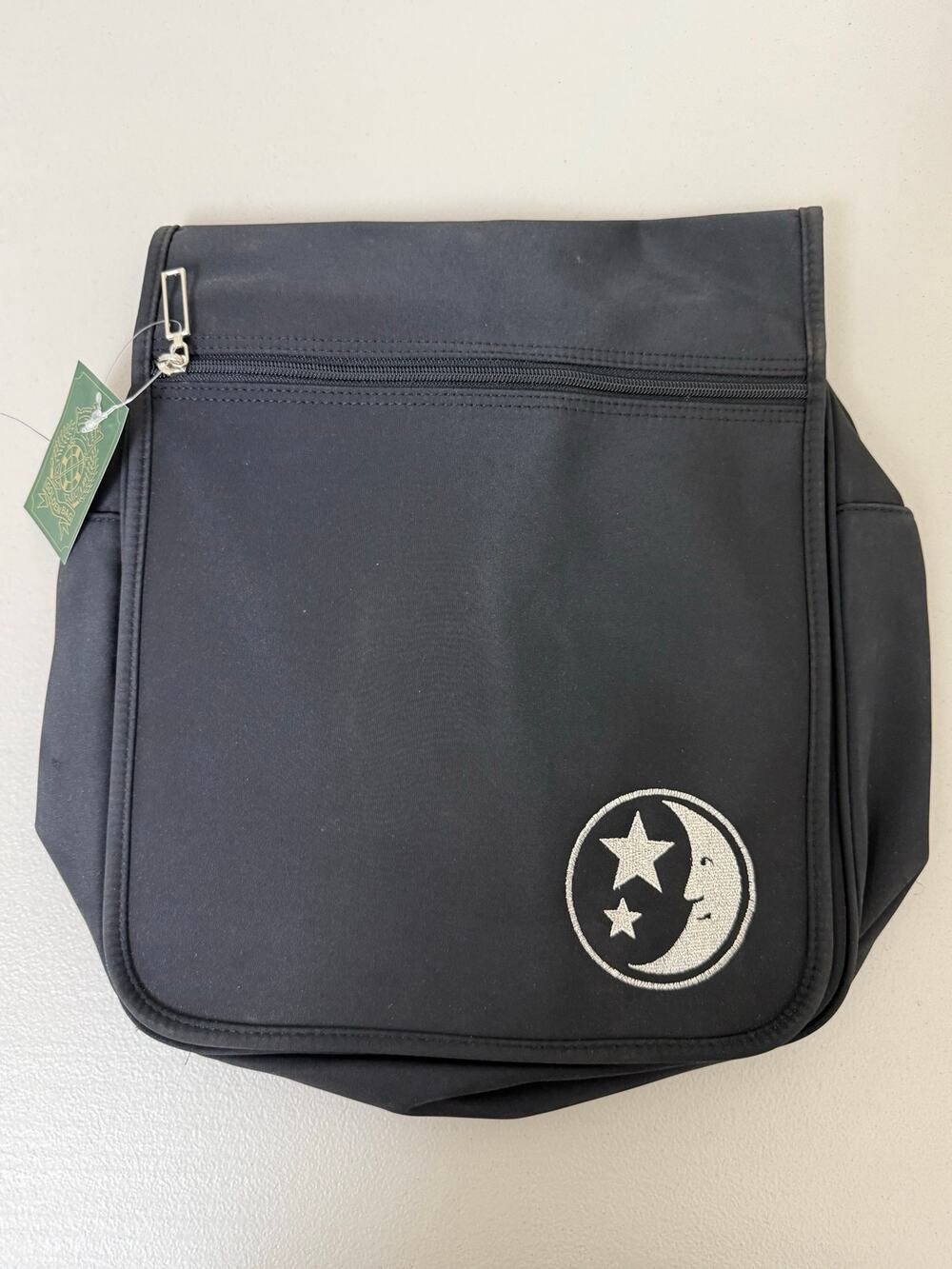 Bag Black Multi-Pocket Messenger Bag